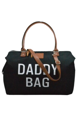 Papa-Tasche, exklusives schwarzes Design, Vater, Baby, Mama, Babypflege und Herrentasche - 3