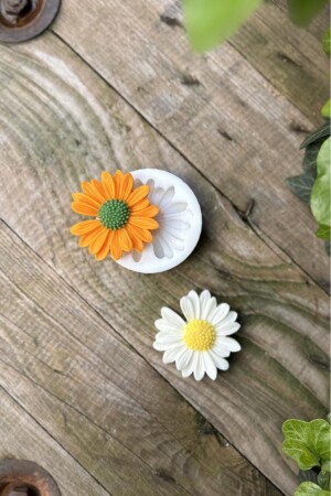 Papatya Çiçek Mum Kalıbı ( Silikon ) 1 Adet - 6