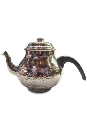 Papatya Desenli Bakır Demlik Semaver Uyumlu Beyaz 65165 - Genel Markalar