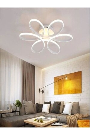 Papatya Plafonyer Ledli Avize Modern Mutfak Led Salon Avize PAPATYA BEYAZZZ - artı aydınlatma