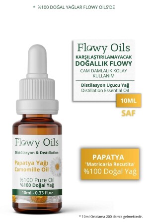 Papatya Yağı %100 Doğal Bitkisel Uçucu Yağ Camomille Oil 10ml - 1