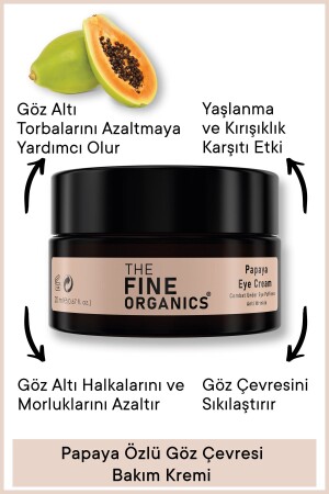 Papaya Özlü Kırışıklık Ve Torbalanma Karşıtı Göz Çevresi Bakım Kremi- 20ml - 1