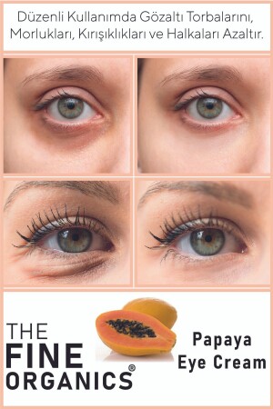 Papaya Özlü Kırışıklık Ve Torbalanma Karşıtı Göz Çevresi Bakım Kremi- 20ml - 6