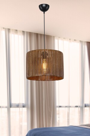 Papier-Pendelleuchte Kaffeezylinder 30 cm/Wohnzimmer-Kinderzimmer-Esszimmer-Küche-Vorraum-Flur 5375 - manogrup avize aydınlatma