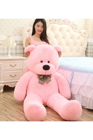 Papyonlu Sevimli Büyük Peluş Ayıcık, 130 Cm - % 100 Yerli papyon130 - Sole