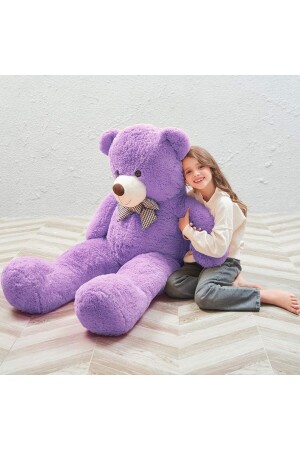 Papyonlu Sevimli Büyük Peluş Ayıcık, 130 Cm - % 100 Yerli papyon130 - 5