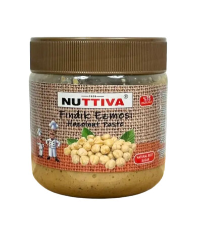 Parçacıklı Fındık Ezmesi (%75 Fındıklı) - Halal