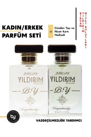 Parfüm Set- Cüzdan Taşı Hediyeli Vazgeçilmezliğe Yardımcı Kadın -erkek Parfümü - 5