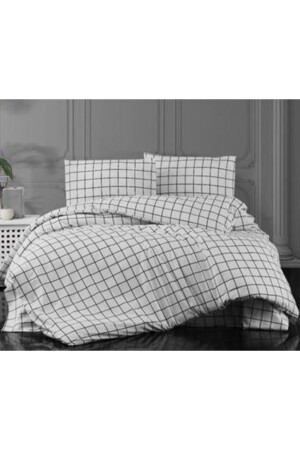 Pari Doppelbett-Bettbezug-Set, Weiß, CD442568 - 2