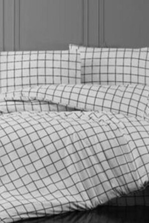 Pari Doppelbett-Bettbezug-Set, Weiß, CD442568 - 1