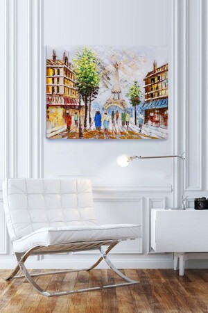 Paris Eiffel Kanvas Tablo90x120 cm PRSEFEL016 - 2