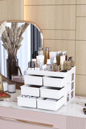 MNZ-باريس Xl 6 سراويلات تجميل حمام تجميل الملفات المجهرية المكتب المرتبة مخزن التخزين مخزن - Pufwin Home