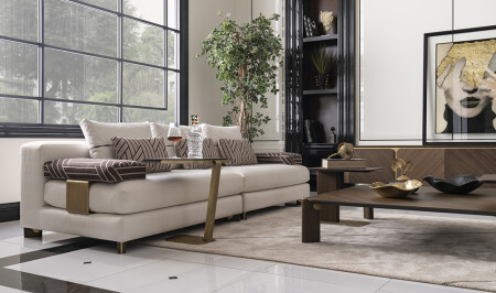 Pariser Viersitzer-Sofa - 5