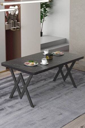 طاولة الطعام المطبخ من طراز MNZ-Parla W المعدنية 70x110 - Cosargroup