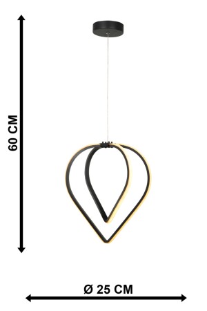 Pars 3-Farben-LED-Kronleuchter Schwarz BEG0085BEG01 - 5