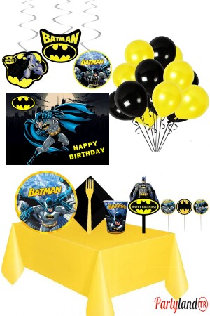 Partylandtr 16 Kişilik Doğum Günü Parti Seti - Batman