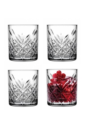 Paşabahçe Square Timeless Whisky-Karaffe Glas-Snack-Set (92379x1 - 52810x4 - 530040x4) Mesa9237952810 - 6