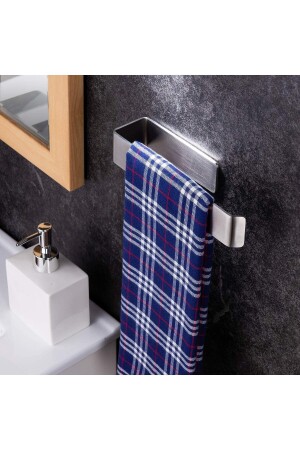 Paslanmaz Çelik Havluluk - Yapışkanlı Sistem - Banyo Lavabo Mutfak ZiftUnique-Stilo - 1