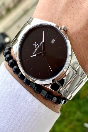 MNZ-الصدأ المقاوم للصدأ المزروعة ساعة المساواة للرجال+3atm مضادة للماء DKBSRN2560575 - Daniel Klein