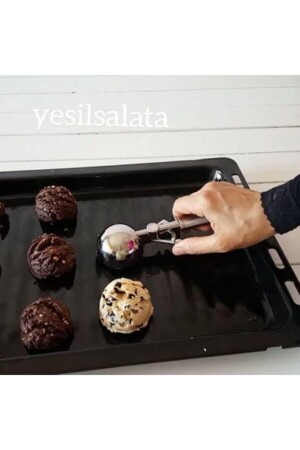 Paslanmaz Çelik Kurabiye Helva Dondurma Servis Sunum Kaşığı 0000034 - Yakut