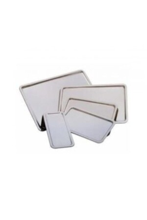 Paslanmaz Çelik Pastane Tepsisi No 4 40x25 Cm 4104 - ÖZBİR