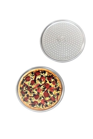 Paslanmaz Çelik Pizza Pasta Altlığı 32 Cm 12637 - 4