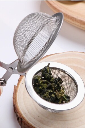 Zangen-Teesieb aus rostfreiem Metall - Kitchen Beauty