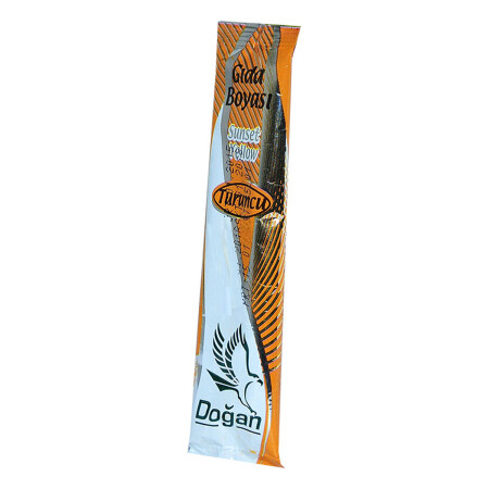 Pasta Şerbet Slime Gıda Boyası Turuncu Toz 9 Gr Paket - 2