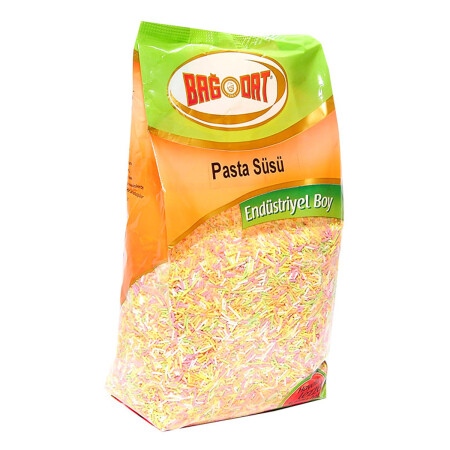 Pasta Süsü Granül Şekeri Karışık Renk 1000 Gr Paket - 8