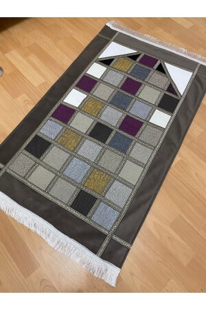 Patchwork-Gebetsteppich mit Samtfutter und Mitgift-Geschenk - 2