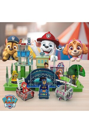 Paw Patrol City 3D Puzzle Büyük Hikaye Oyun Alanı 126 Parça - 1