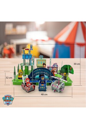 Paw Patrol City 3D Puzzle Büyük Hikaye Oyun Alanı 126 Parça - 5