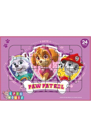 Paw Patrol Eğitici 4lu Puzzle Seti- Yeni Başlayacaklara - 144 Parça Frame Puzzle-Yapboz - 6