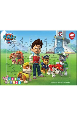 Paw Patrol Eğitici 4lu Puzzle Seti- Yeni Başlayacaklara - 144 Parça Frame Puzzle-Yapboz - 8