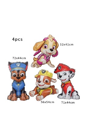 Paw Patrol Geburtstag Skye Marshall Rubble Chase Patrol 4-teiliges Folienballon-Set - 9