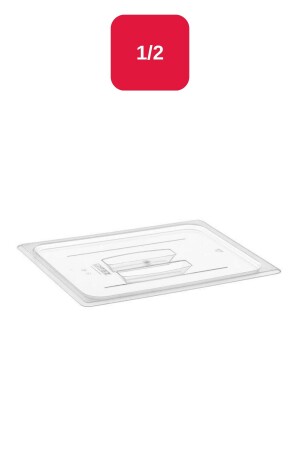 Pc Gastronom 1/2 Abdeckung Wanne Rechteckige Abdeckung Transparent - Bo156 BO156 - Bora Plastik