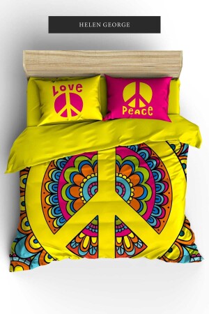 Peace Doppel-Bettbezug-Set HGN9057 - 5