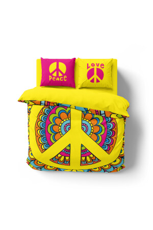 Peace Doppel-Bettbezug-Set HGN9057 - 6