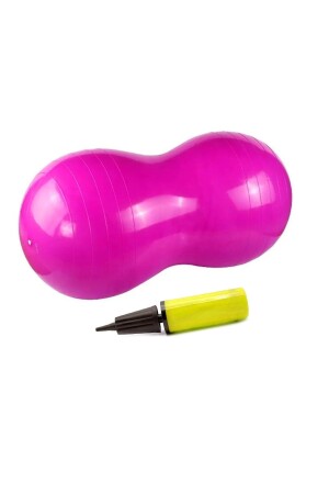 Peanut Pilates-Ball und Ballpumpe, Übungsball, Yoga-Ball, Rosa - 1