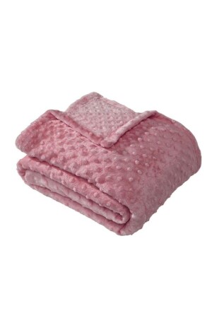 Pearly Pembe Çift Kişilik Tomurcuk Soft Battaniye Merinos P18862S8436 - 3