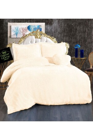 مجموعة غطاء غطاء مزدوج MNZ-Plush (100% محلية) PN20102022001 - HARİKA PELUŞ FABRİKASI