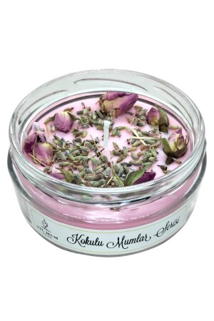 Pembe Düşler Gül Kokulu Mum 330 Gr. NM210561 - 2