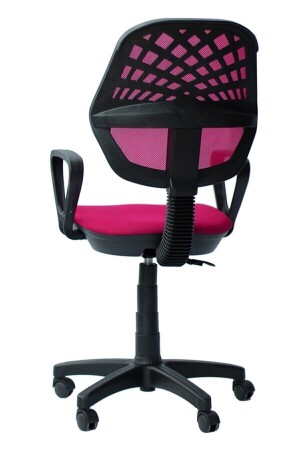 Pembe Fileli Ofis Sandalyesi,bilgisayar Sandalyesi,çalışma Sandalyesi,döner Sandalye MHRXTZX004 - 4