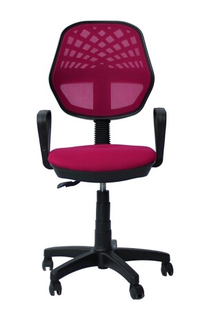 Pembe Fileli Ofis Sandalyesi,bilgisayar Sandalyesi,çalışma Sandalyesi,döner Sandalye MHRXTZX004 - 5