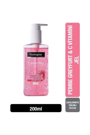 Pembe Greyfurt Canlandırıcı Yüz Temizleme Jeli 200 ml - 2