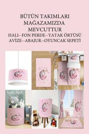 PEMBE GRİ DAĞ ÇOCUK ODASI ABAJÜR - 5