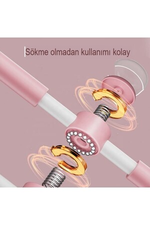 Pembe Kambur Eğitim Çubuğu Yoga Sopa Germe Aracı Sırt Ateli Barı Demiri Postür Düzeltici RDNPLT4 - 5