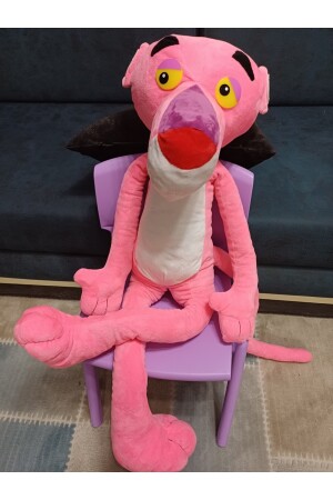 Pembe Panter 100cm Pink Panther Peluş 1 Metre Oyuncak Kadifemsi Harika Yüzey 547547 - 8