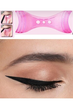 Pembe Renk Eyeliner Sürme Aparatı - 3