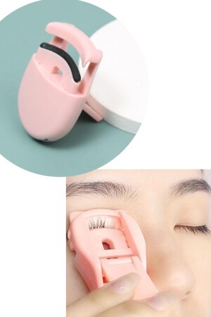 Rosafarbener Wimpernzange/Wimpernkräuselapparat - Takıştır